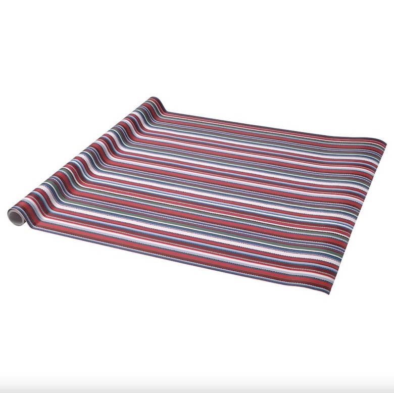 IKEA striped wrapping paper