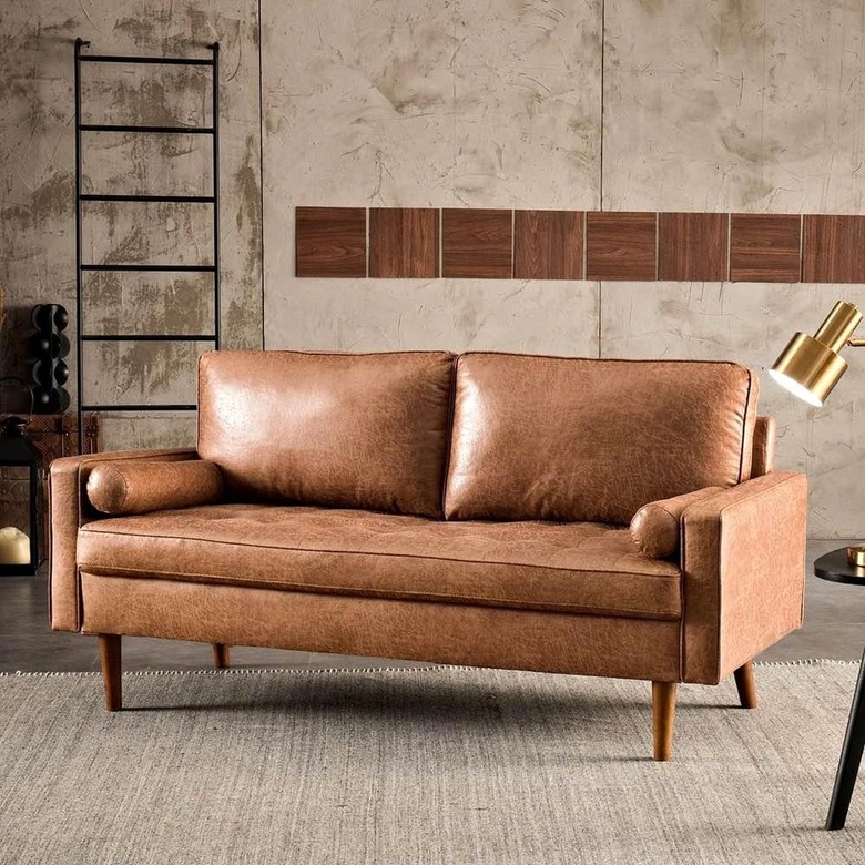 leather sofa