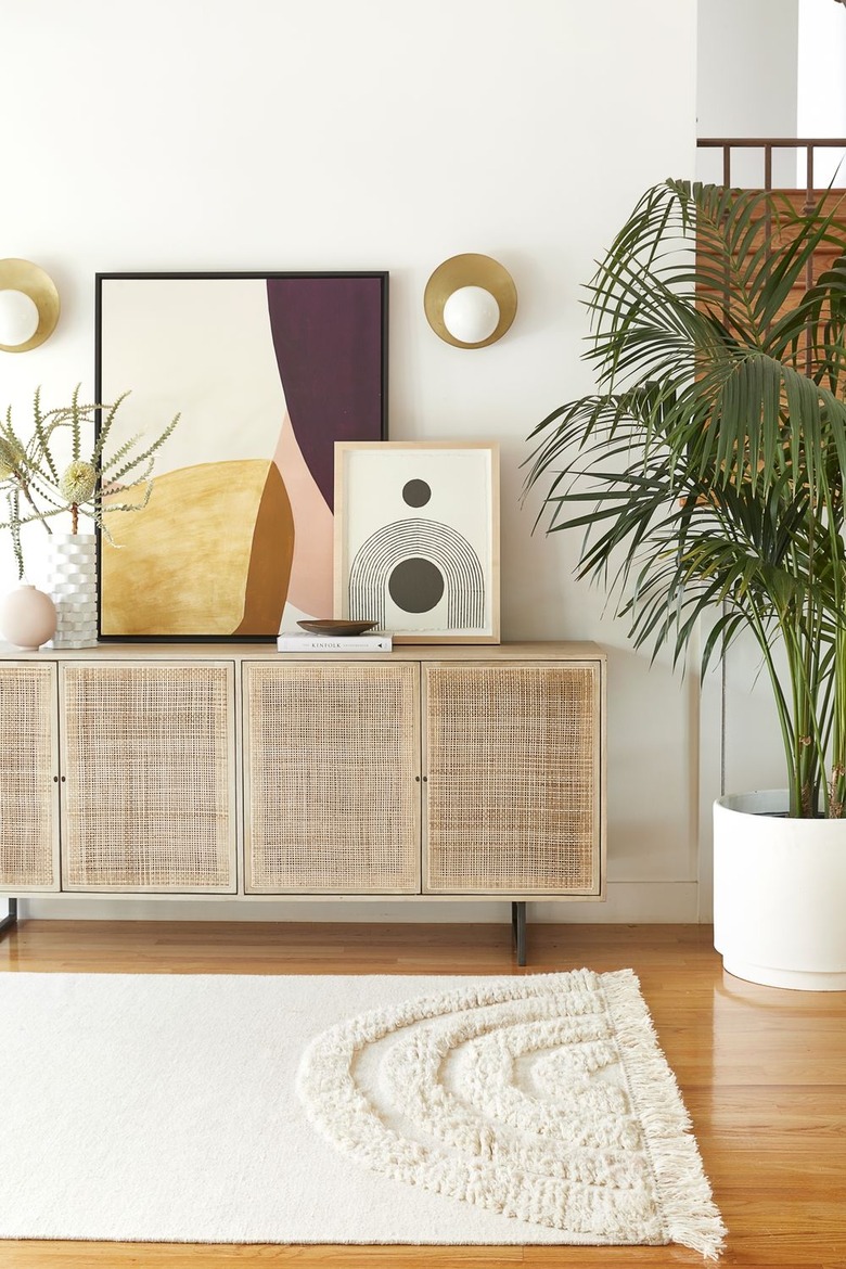 rattan and cane sideboard