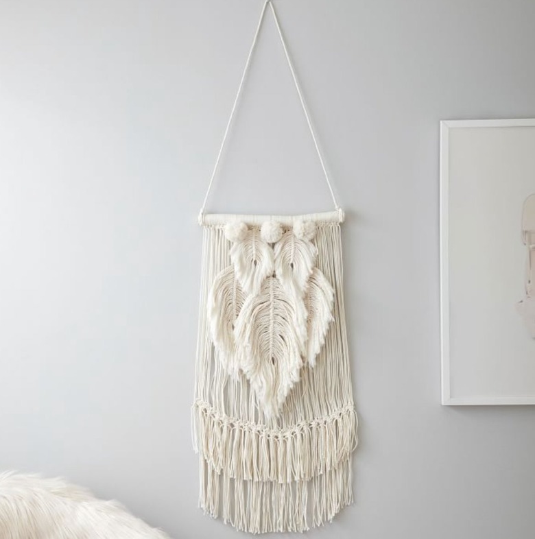 Off white wall hanging.