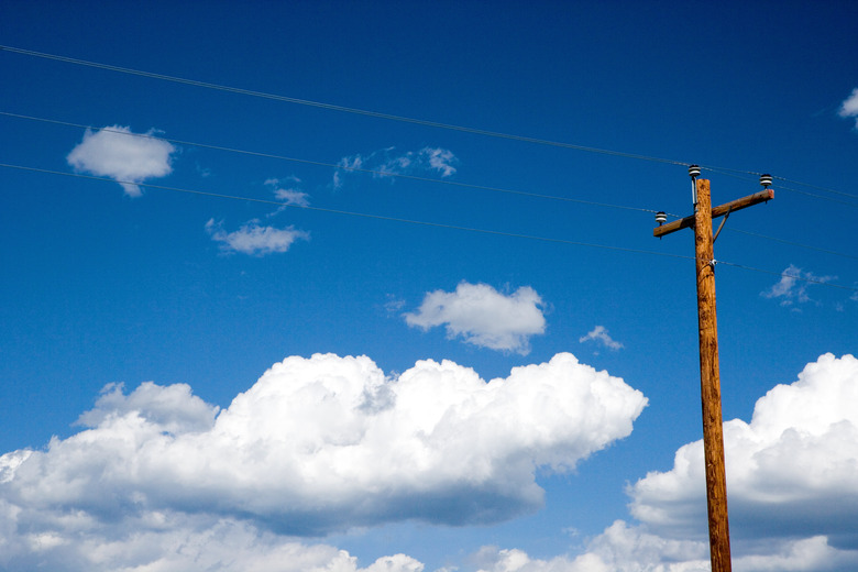 Wood Telephone Pole Installation