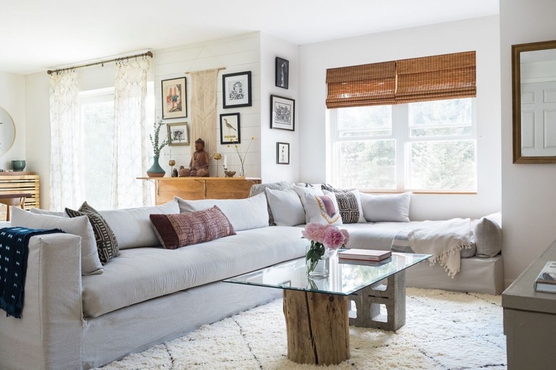 cinderblock coffee table