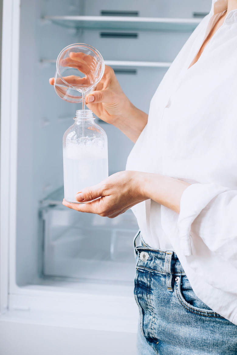 Cleaning solution for fridge