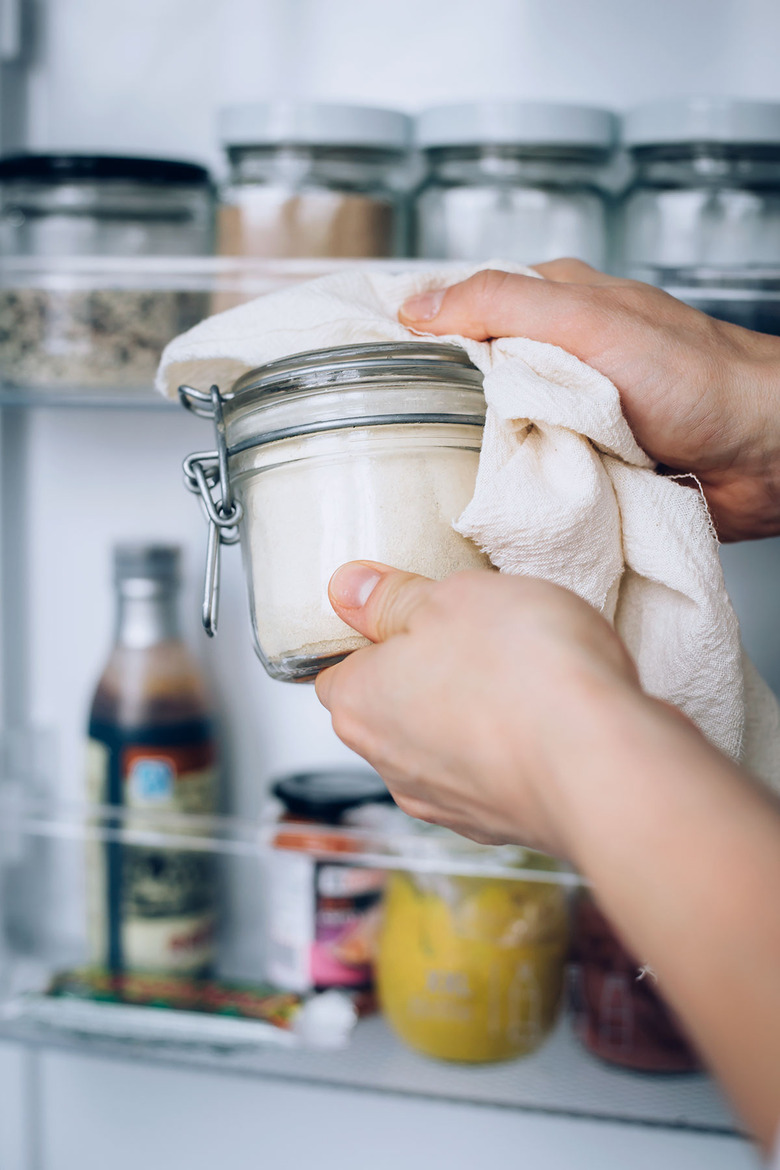 Replace food after cleaning fridge