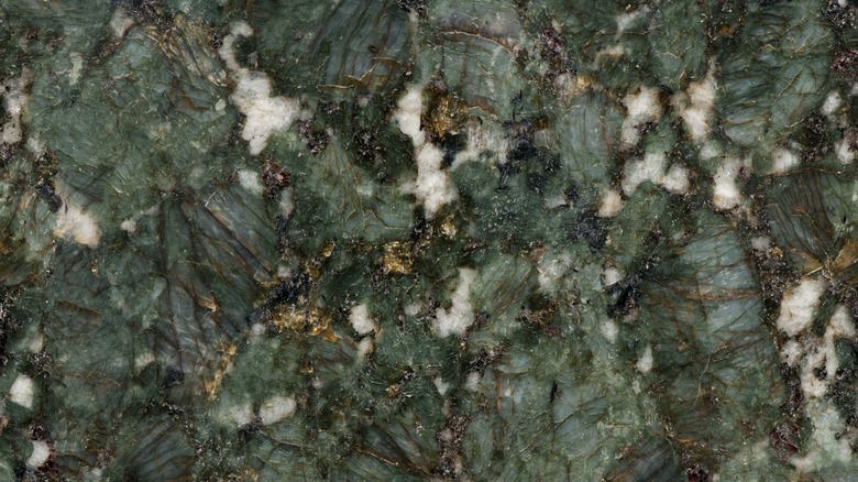 Verde green granite up close