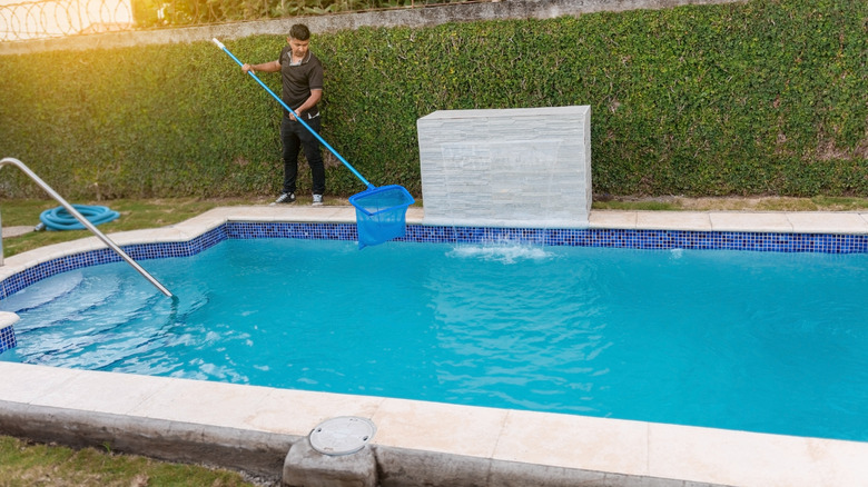 maintenance on a pool person