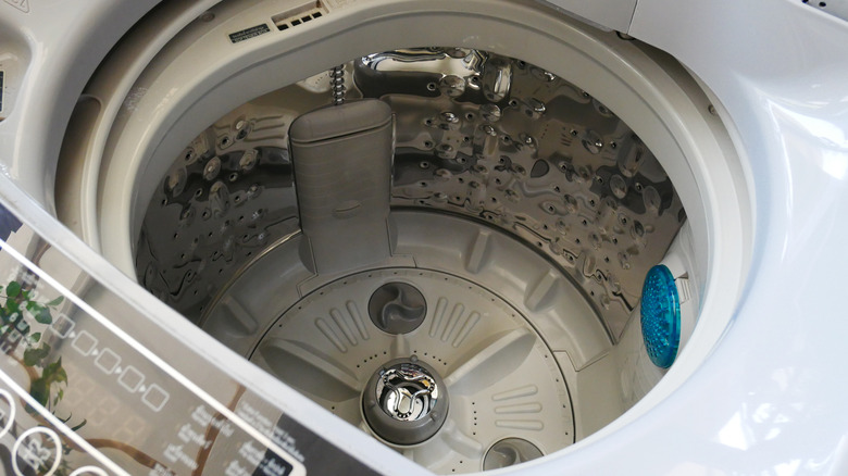 inside of a washing machine