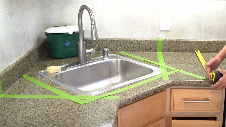 kitchen corner sink