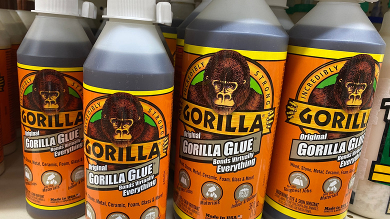 bottles of gorilla glue at store