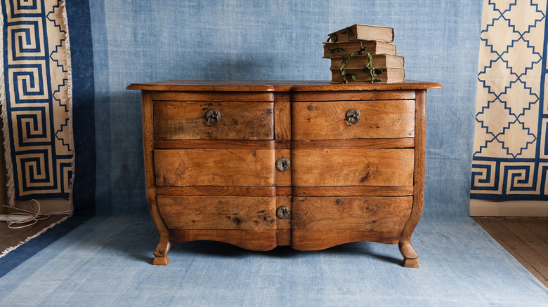 antique wooden dresser