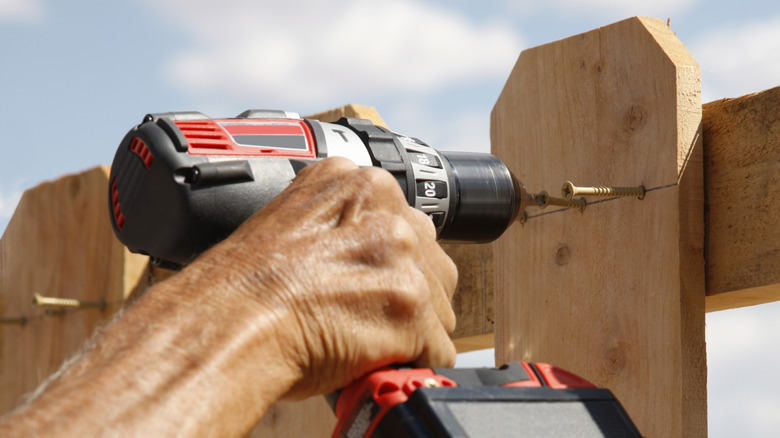 treated pine fence nails screws