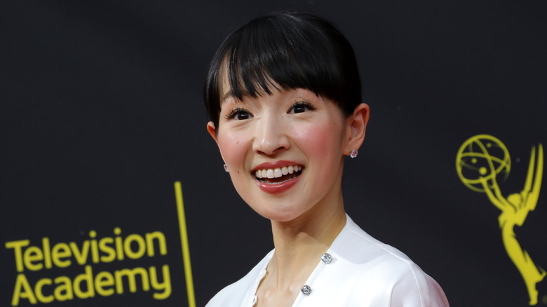 Headshot of smiling Marie Kondo at a Television Academy event